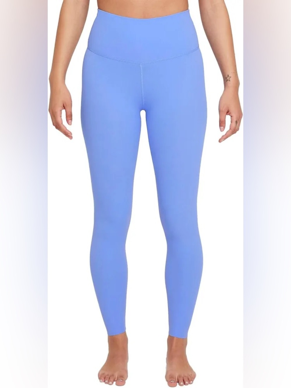 nike yoga luxe 7/8 tights, purple, xs